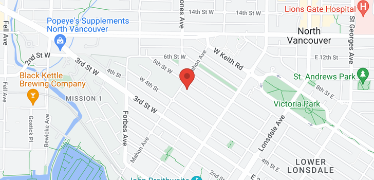 map of 275 273 W 5TH STREET